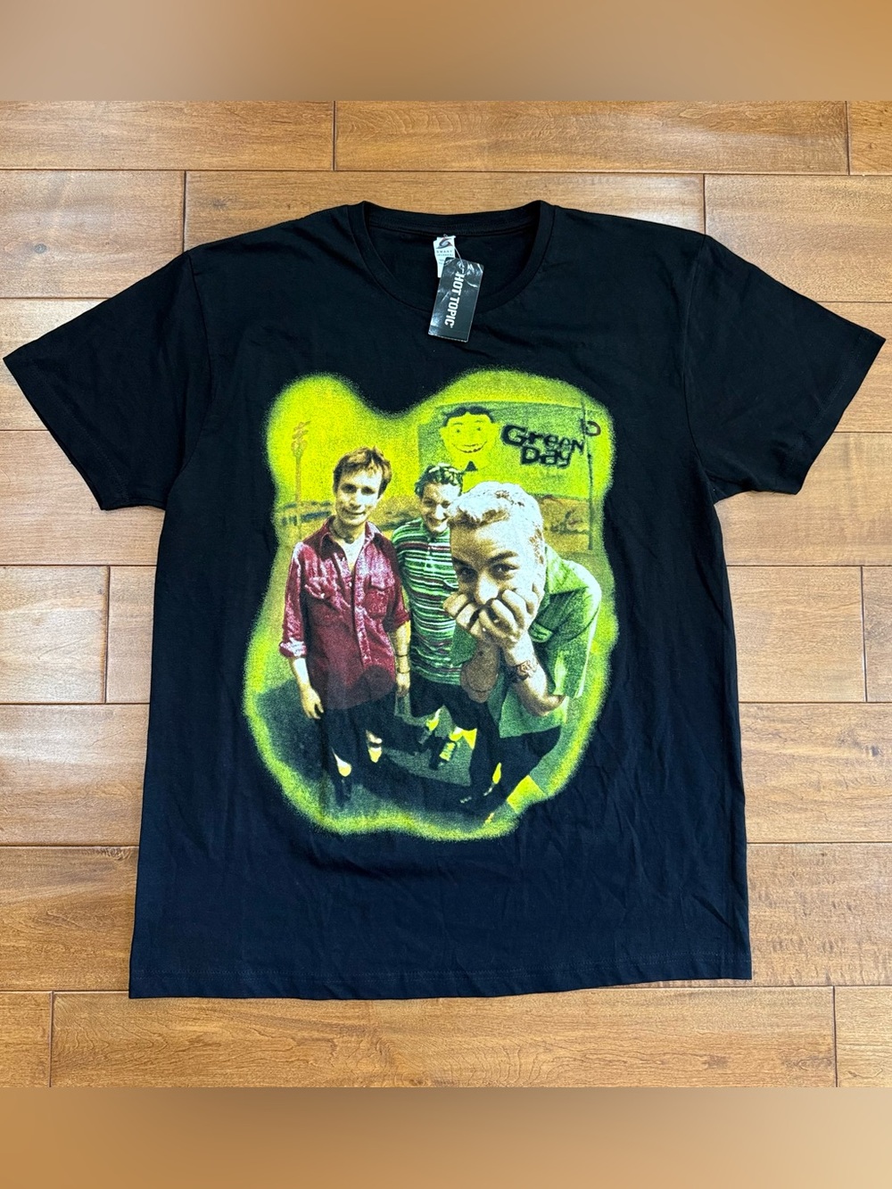 Greenday 1995 Insomniac Tour Vintage Hot Topic Black T-Shirt - L